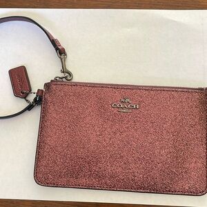 Coach Glitter wristlet